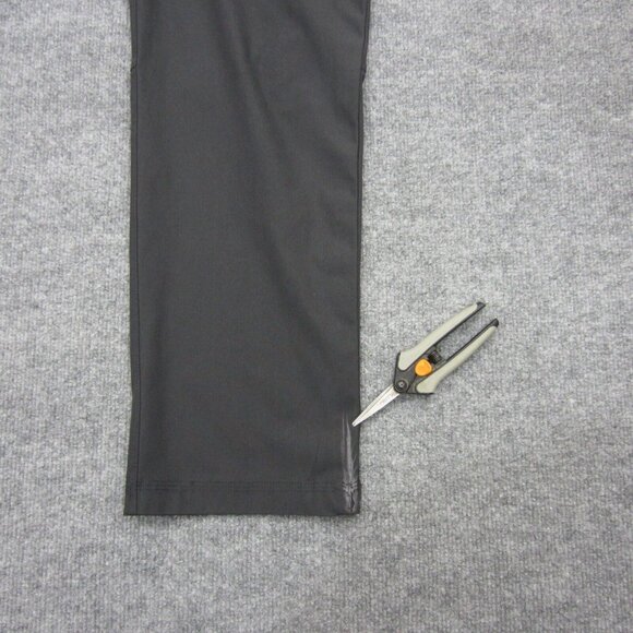 Lululemon Pants Mens 32 Gray Black Chino Dress Flat Front - Picture 3 of 15